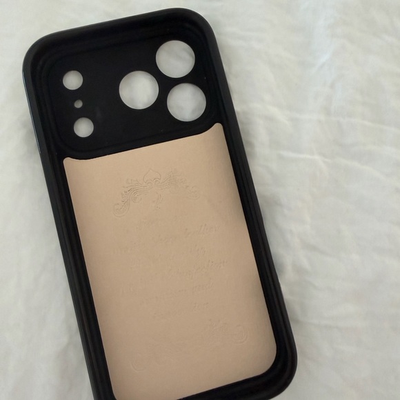 Luxury Triangle Emblem Card Slot Protective Phone Case - Picture 3 of 3